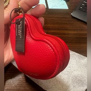 Bag charm Keychain - Victoria's Secret Heart Pouch keychain